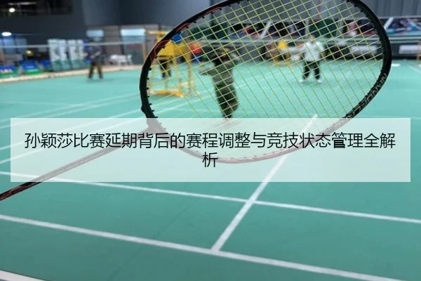 孙颖莎比赛延期背后的赛程调整与竞技状态管理全解析