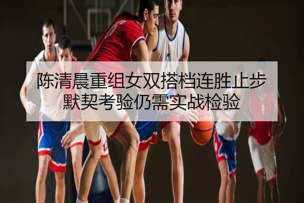 陈清晨重组女双搭档连胜止步 默契考验仍需实战检验